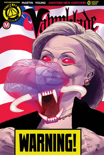 Vampblade #10 (Election Risque Cover)