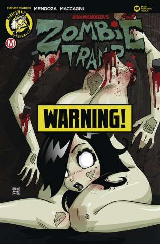 Zombie Tramp #55 (Mendoza Risque Cover)