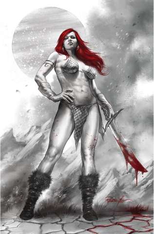 Red Sonja: Black, White, Red #1 (Parrillo Virgin Cover)