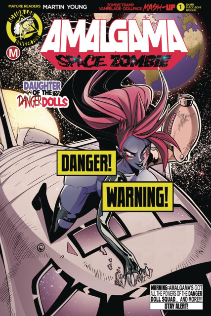 Amalgama: Space Zombie #1 (Maccagni Risque Cover)