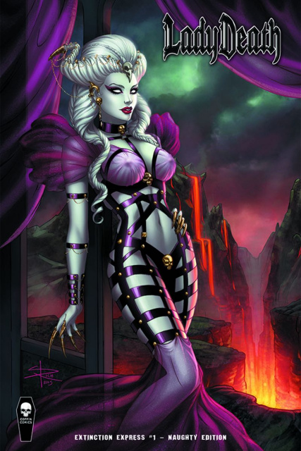 Lady Death: Extinction Express #1 (Naughty Cover)