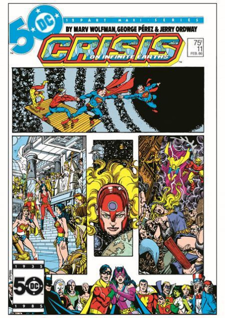 Crisis on Infinite Earths #11 (Facsimile Edition George Perez Cover)