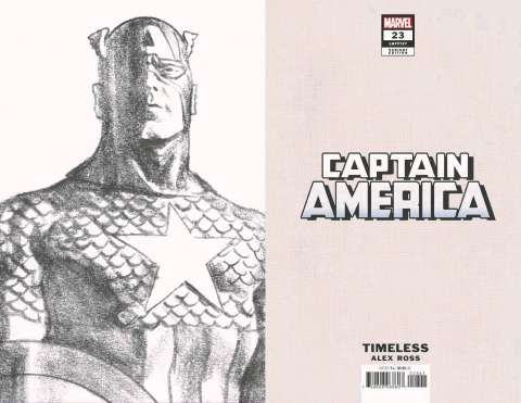 Captain America #23 (Alex Ross Timeless Virgin Sketch Cover)