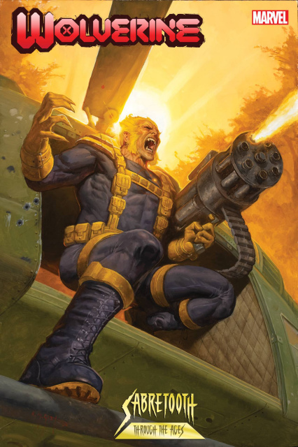 Wolverine #49 (EM Gist Sabretooth Cover)
