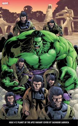 Hulk #12 (Larroca Planet of the Apes Cover)