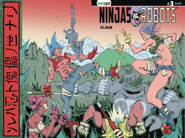 Ninjas & Robots #3 (Erik Klaus Cover)