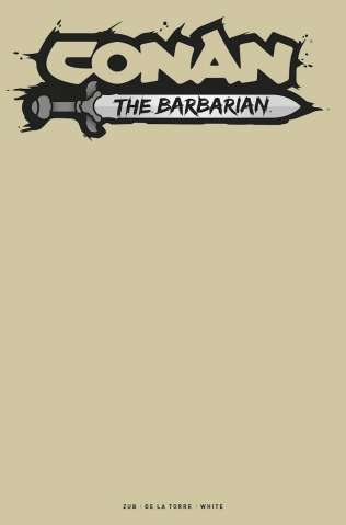 Conan the Barbarian #9 (Blank Sketch Cover)
