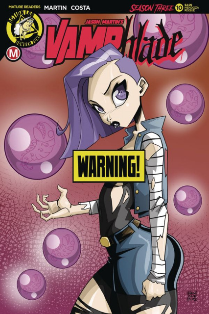 Vampblade, Season Three #10 (Mendoza Risque Cover)