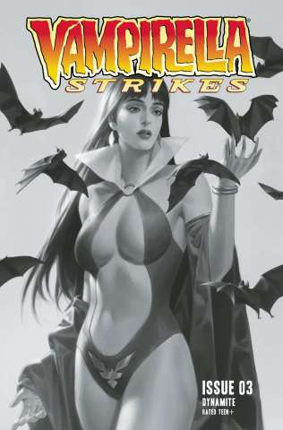 Vampirella Strikes #3 (25 Copy Yoon B&W Cover)