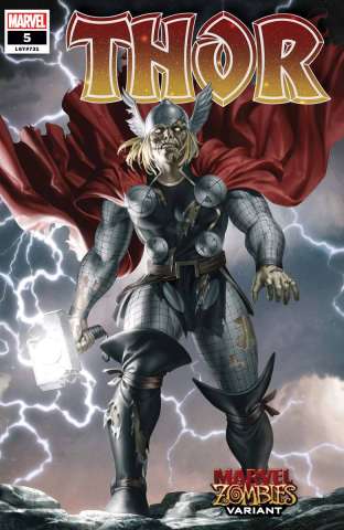 Thor #5 (Yoon Marvel Zombies Cover)