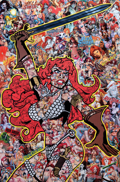 Red Sonja #1 (20 Copy Collage Virgin Cover)