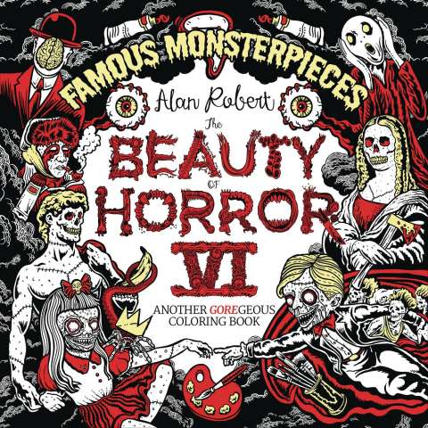 The Beauty of Horror Coloring Book Vol. 6: Famous Monsterpieces