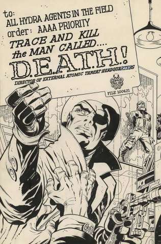 S.H.I.E.L.D. #9 (Kirby And Steranko B&W Cover)
