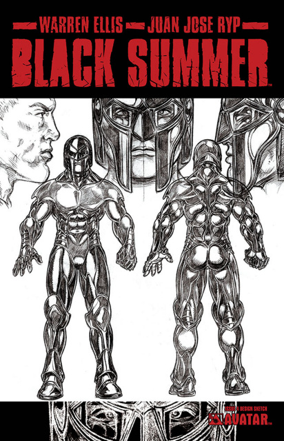 Black Summer #4 (Design Sketch Cover)