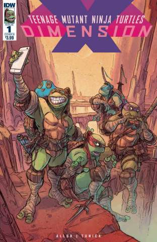 Teenage Mutant Ninja Turtles: Dimension X #1 (Tunica Cover)