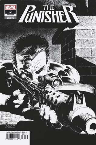 The Punisher #2 (Zeck B&W Hidden Gem Cover)