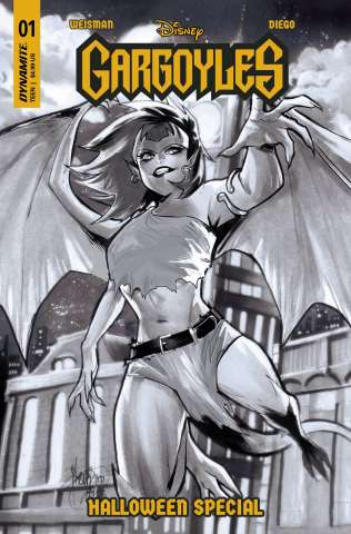 Gargoyles Halloween Special #1 (7 Copy Andolfo B&W Cover)