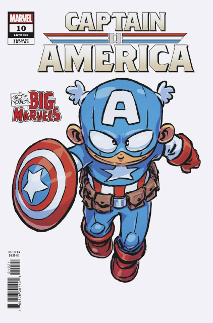 Captain America #10 (Skottie Young Big Marvels Cover)