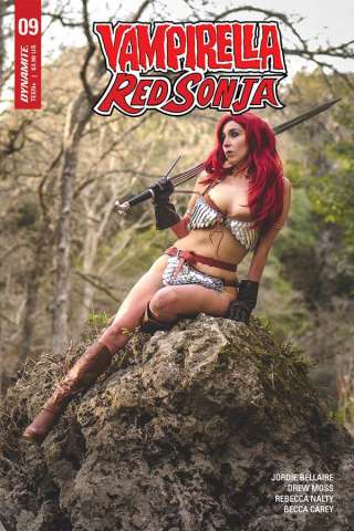 Vampirella / Red Sonja #9 (Athena Rose Cosplay Cover)