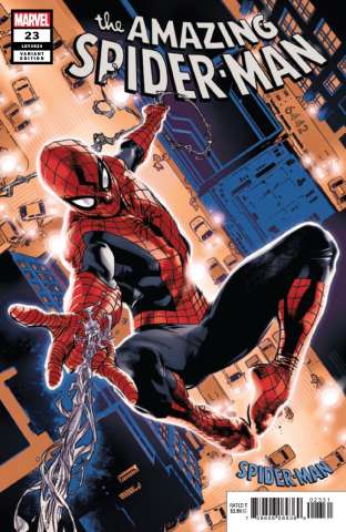 The Amazing Spider-Man #23 (Immonen Spider-Man Blue Red Suit Cover)