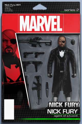 Nick Fury #1 (Christopher Action Figure Cover)