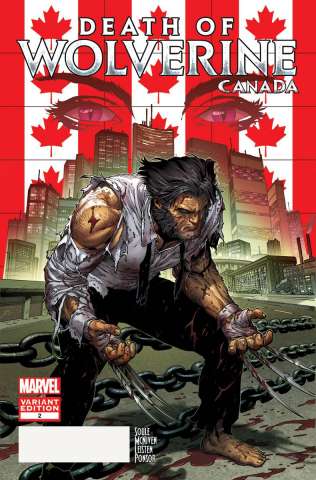 Death of Wolverine #2 (McNiven Canada Cover)