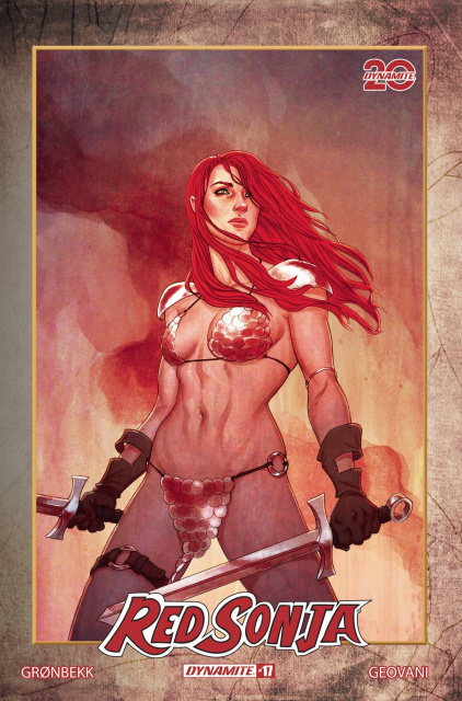 Red Sonja #17 (10 Copy Frison Modern Icon Cover)