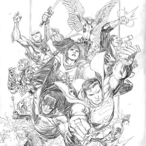 Justice League #1 (Jim Chueng Pencils Only Cover)
