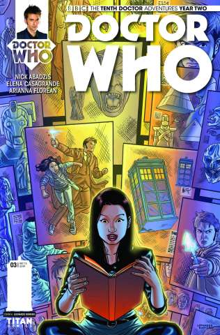 Doctor Who: New Adventures with the Tenth Doctor, Year Two #3 (Romero Cover)