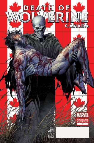 Death of Wolverine #4 (McNiven Canada Cover)