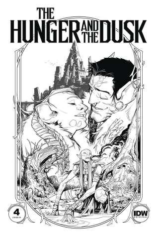 The Hunger and the Dusk #4 (25 Wildgoose B&W Cover)
