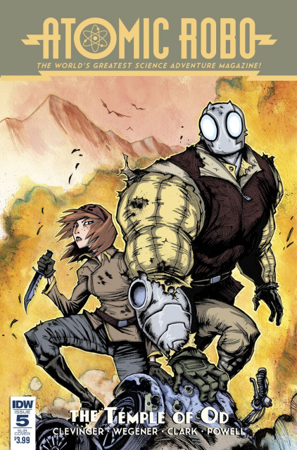 Atomic Robo and The Temple of Od #5 (Subscription Cover)