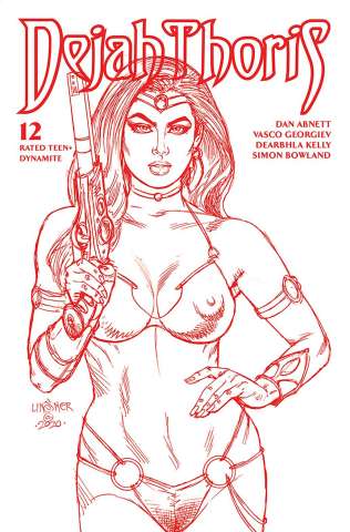 Dejah Thoris #12 (Linsner Rare Martian Red Cover)