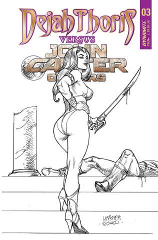 Dejah Thoris vs. John Carter of Mars #3 (25 Copy Cover)