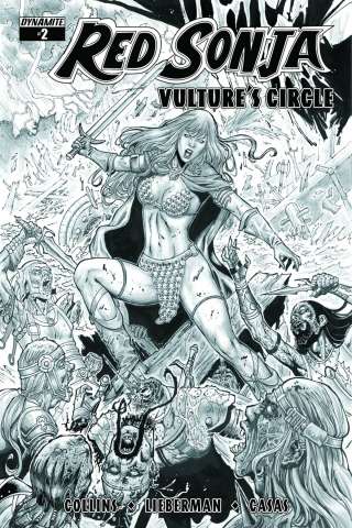 Red Sonja: Vulture's Circle #2 (20 Copy Geovani B&W Cover)
