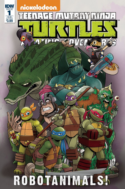 Teenage Mutant Ninja Turtles: Amazing Adventures - Robotanimals #1 (Subscription Cover)