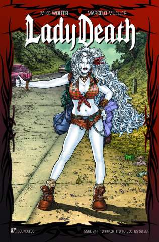 Lady Death #24 (Hitchhiker Cover)
