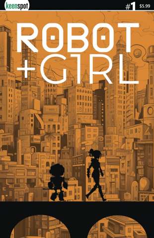 Robot + Girl #1 (Mike White Cover)