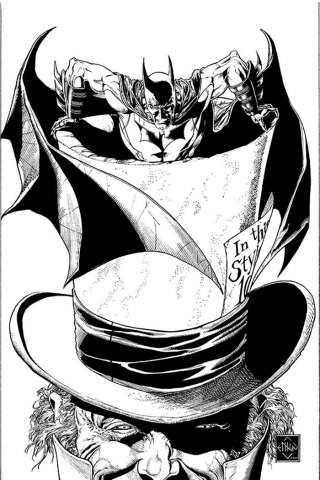 Batman: The Dark Knight #16 (Black & White Cover)