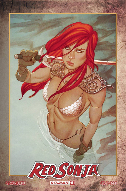 Red Sonja #1 (10 Copy Frison Modern Icon Cover)