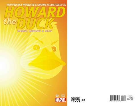Howard the Duck #1 (Evolution of Howard Cover)