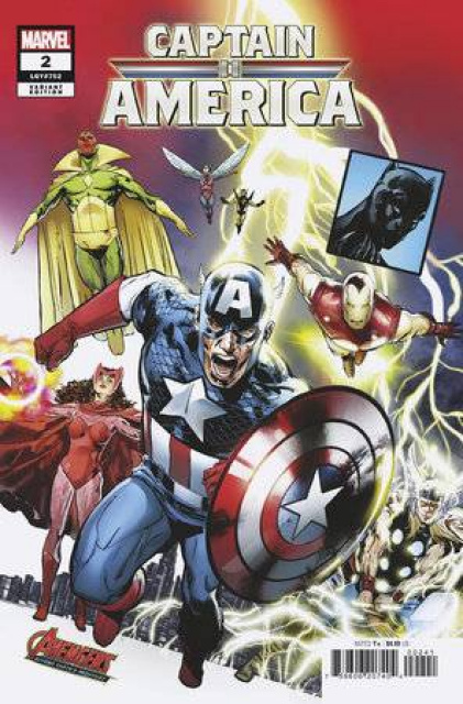 Captain America #2 (Phil Jimenez Avengers 60th Anniversary Cover)