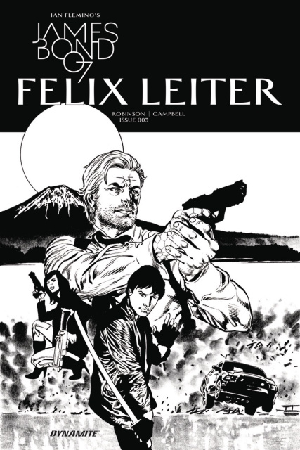 James Bond: Felix Leiter #3 (10 Copy B&W Cover)