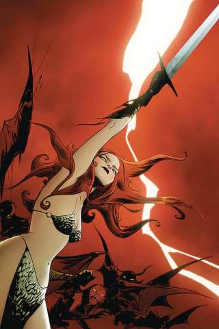 Vampirella / Red Sonja #8 (Lee Virgin Cover)