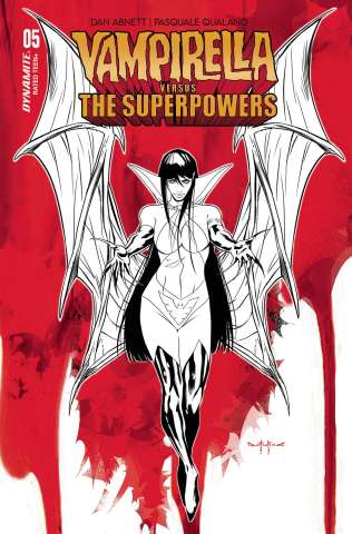 Vampirella vs. The Superpowers #5 (10 Copy Qualano Line Art Cover)