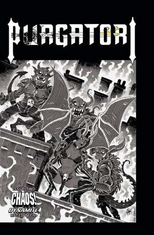 Purgatori #2 (11 Copy TMNT Homage Haeser Cover)
