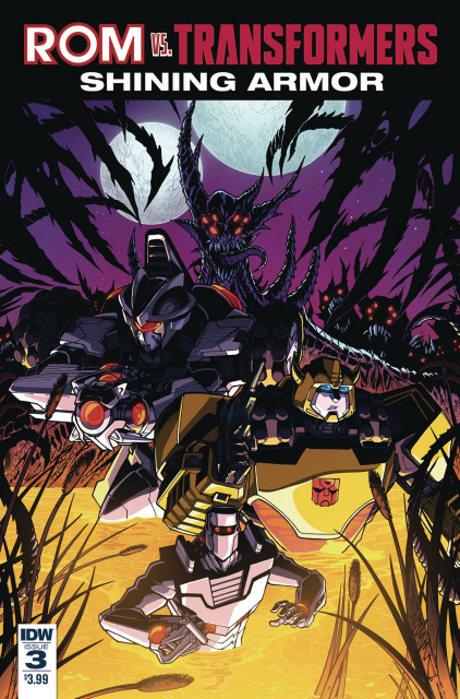 ROM vs. The Transformers: Shining Armor #3 (Milne Cover)