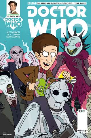 Doctor Who: New Adventures with the Eleventh Doctor, Year Three #3 (Ellerby Connecting Cover)