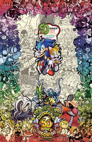 Sonic the Hedgehog #50 (Gray Cover)
