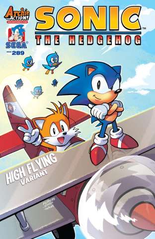 Sonic the Hedgehog #289 (Jamal Peppers Cover)
